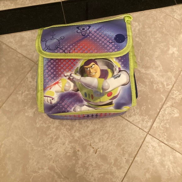 Buzz lightyear disney Pixar lunch box Pail insulated bag with sandwich c… - Picture 6 of 7